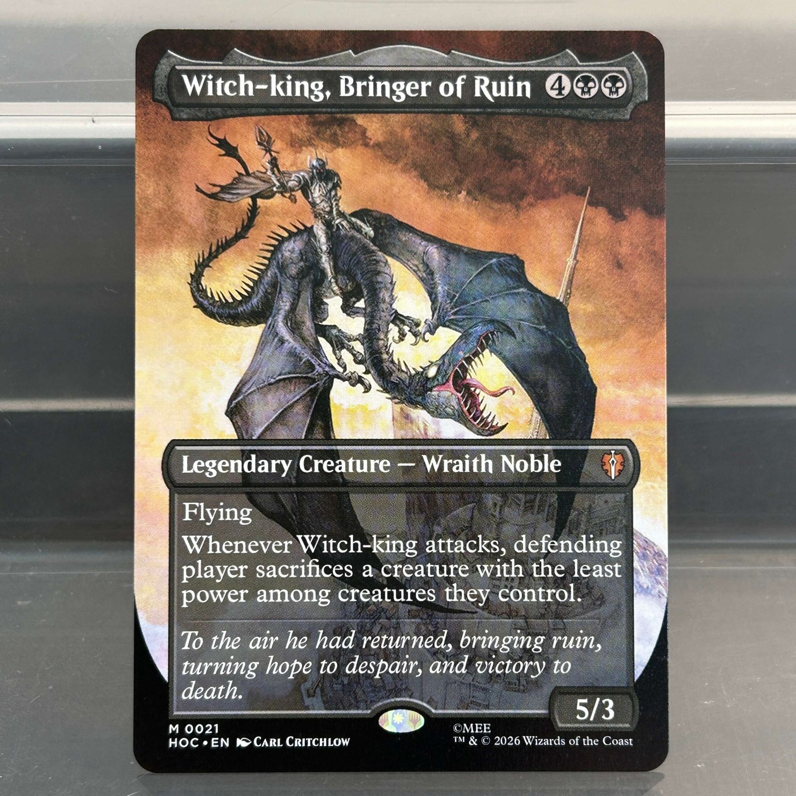 Witch-king, Bringer of Ruin HOC #21 Witch-king, Bringer of Ruin HOC #21 - Image 1