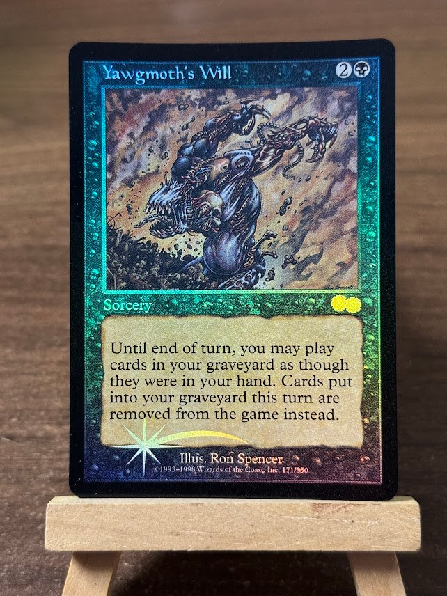 Yawgmoths Will Urza Foil vintage Yawgmoth's Will Urza Foil vintage - Image 1