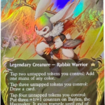 raised  Baylen, the Haymaker #345 (raised foil) [Bloomburrow (BLB)]-EN foil