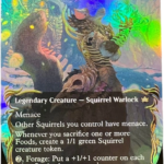 raised  Camellia, the Seedmiser #346 (raised foil) [Bloomburrow (BLB)]-EN foil