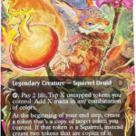 raised  Hazel of the Rootbloom #102 (raised foil) [Bloomburrow Commander (BLC)]-EN foil