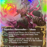 raised  Liliana of the Dark Realms #94 (raised foil) [Bloomburrow Commander (BLC)]-EN foil